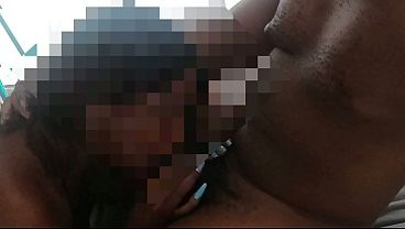 South African Big Ass Aunt Giving Sloppy Blowjob
