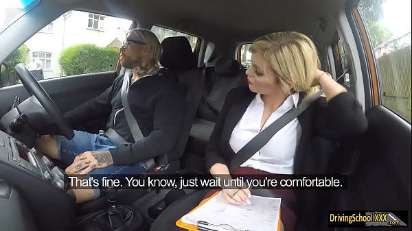 Driving instructor Katy boned by student