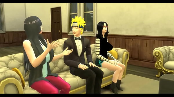 Download Video - Naruto Hentai Episodio 120 Naruto esta viendo una pelicula con su esposa eh y termina haciendo un trio con esposa eh sexo anal les termina adentro a las dos