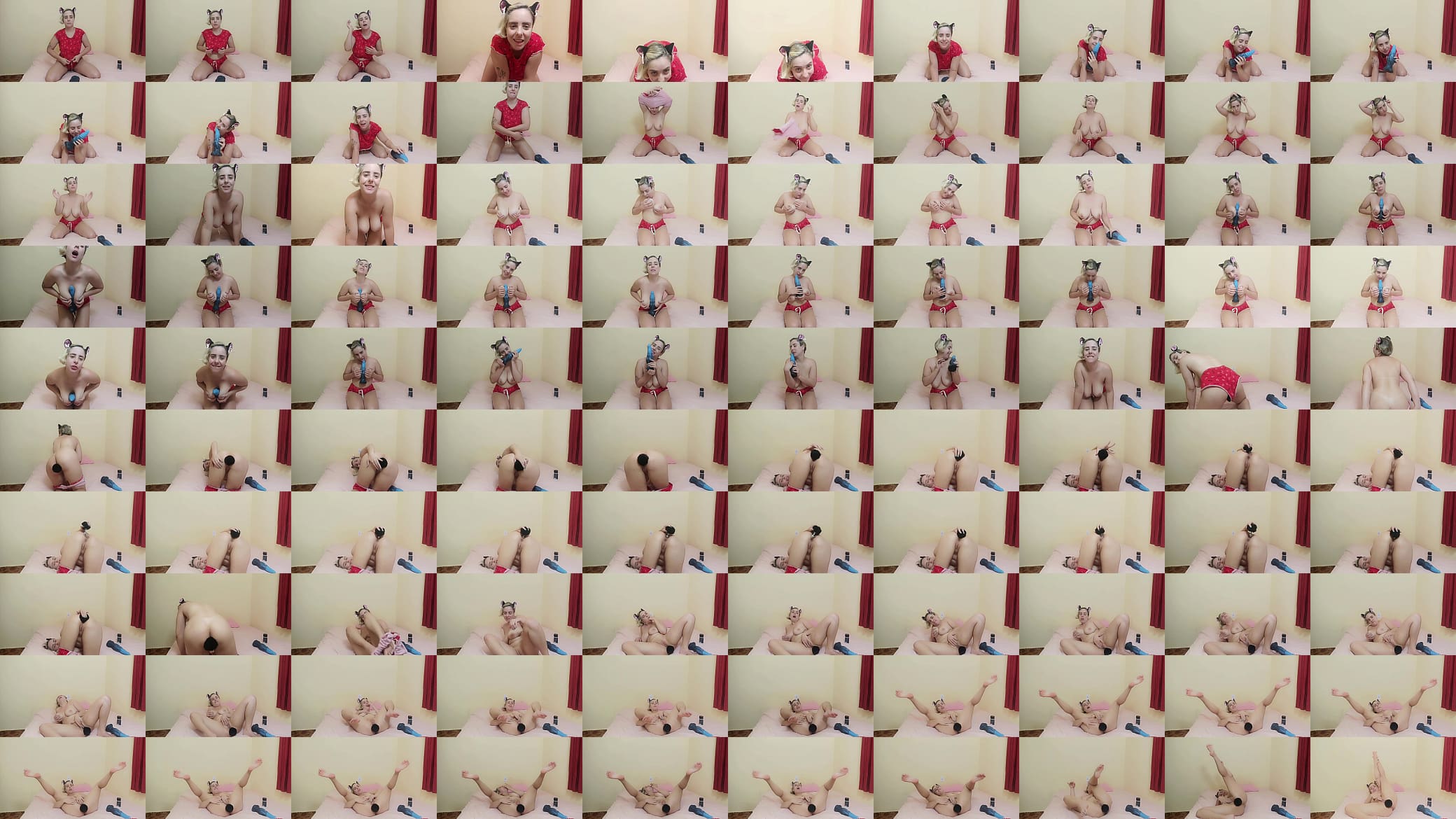 MASTURBA&Ccedil;&Atilde;O COM O DILDO GIGANTE DA MONSTER D - MASTURBATION WITH THE MONSTER D GIANT DILDO 预览图