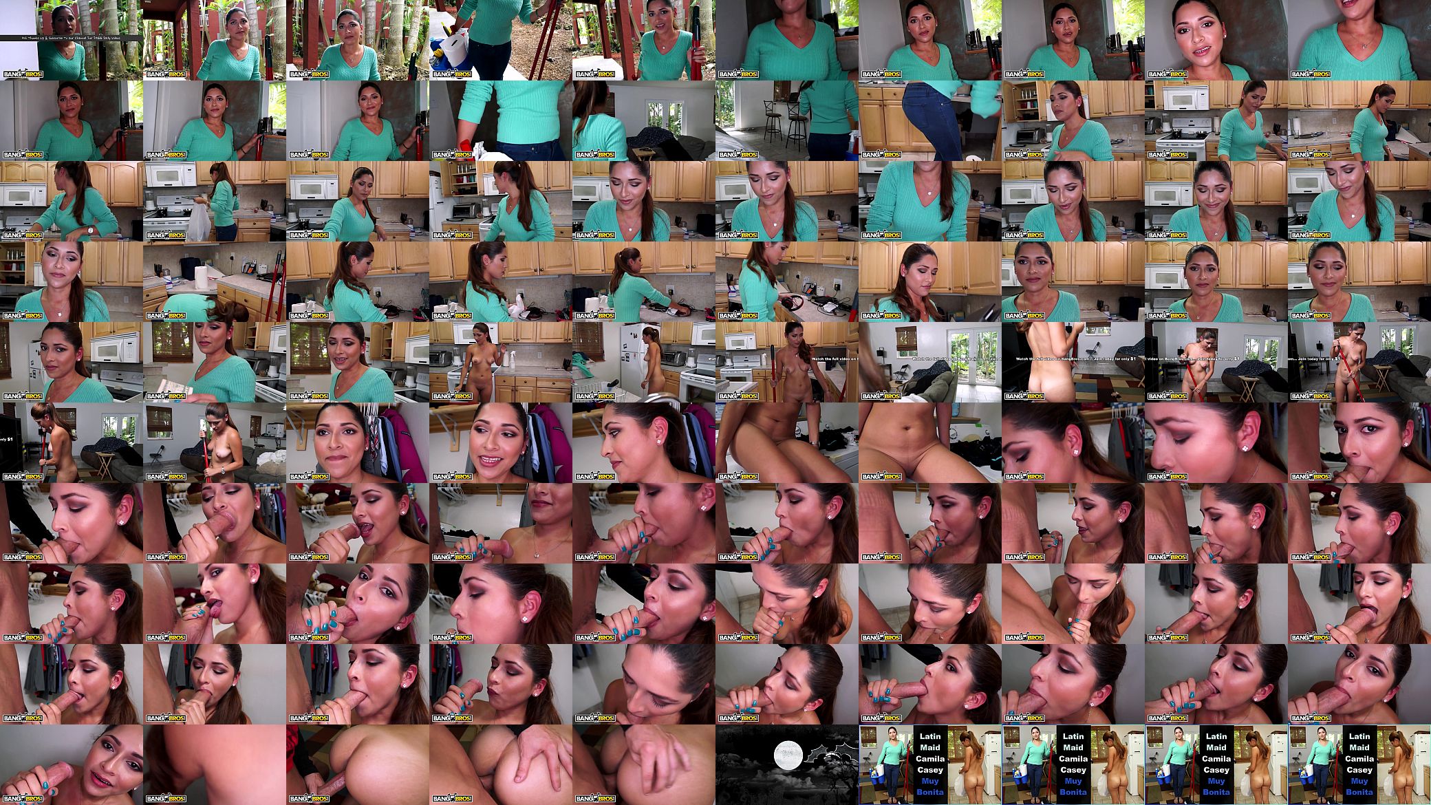 BANGBROS - Shy Latina Maid Camila Casey Strips Nude And Gets Figgity Wiggity Fucked 预览图