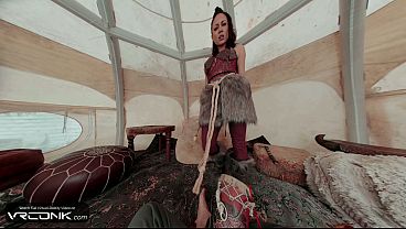 VR Conk: Busty Holga the Barbarian Rides a Huge Cock in Dungeons & Dragons Cosplay Parody
