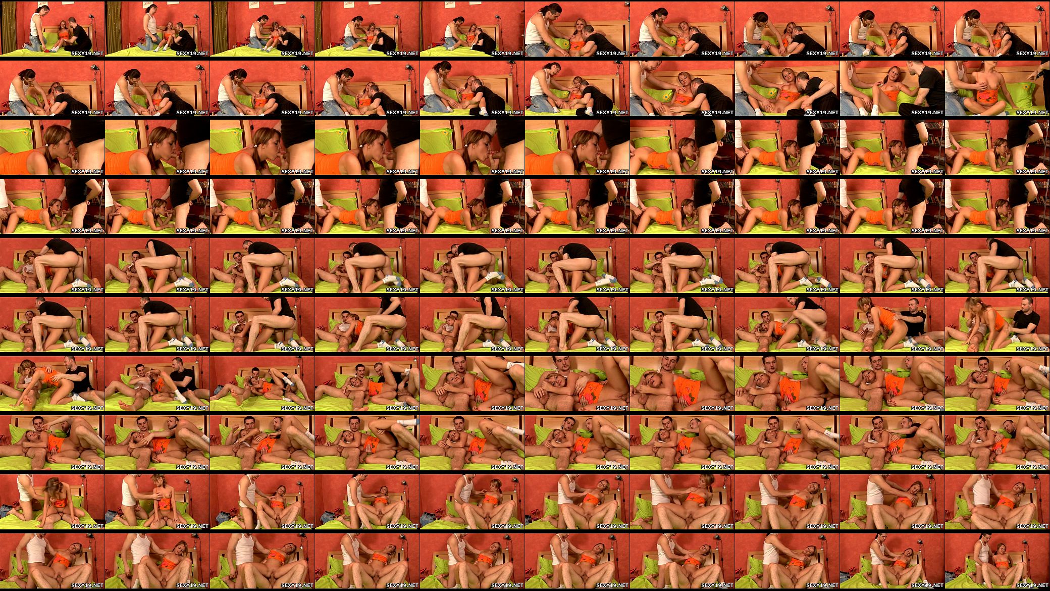 Hot girl gets fucked in various poses 预览图
