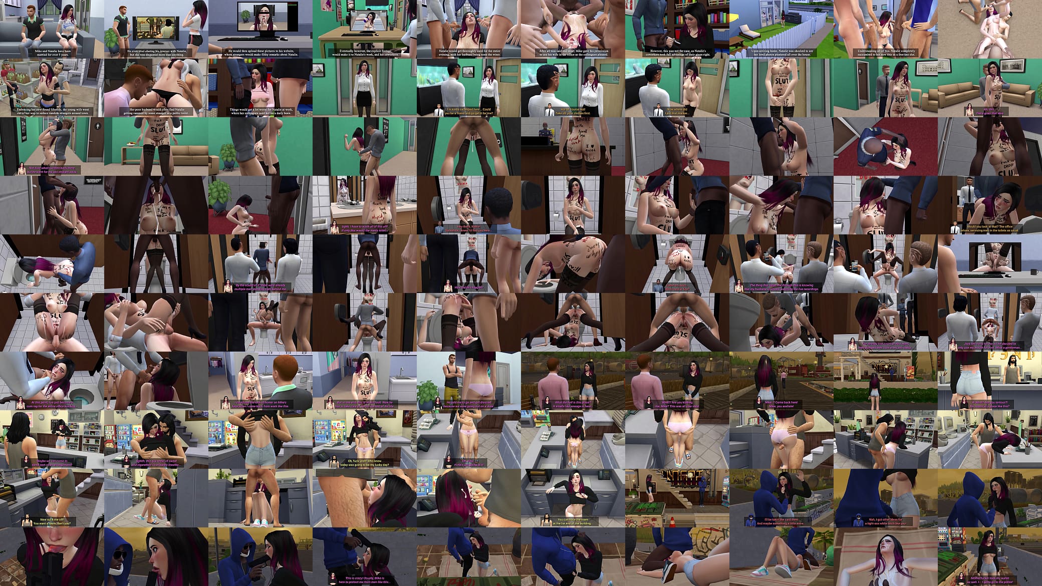 Free-use Office Slut Humiliated by Workers - Part 5 - DDSims 预览图