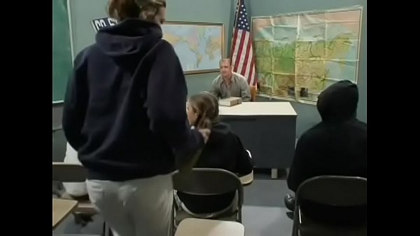 Cute gets her tight fur pie fucked hard by teacher