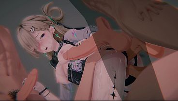 [WuWa] Lynae's "Academy Scandal": Bound Cowgirl, Sandwich DP, Handjob & Pregnant (4K)