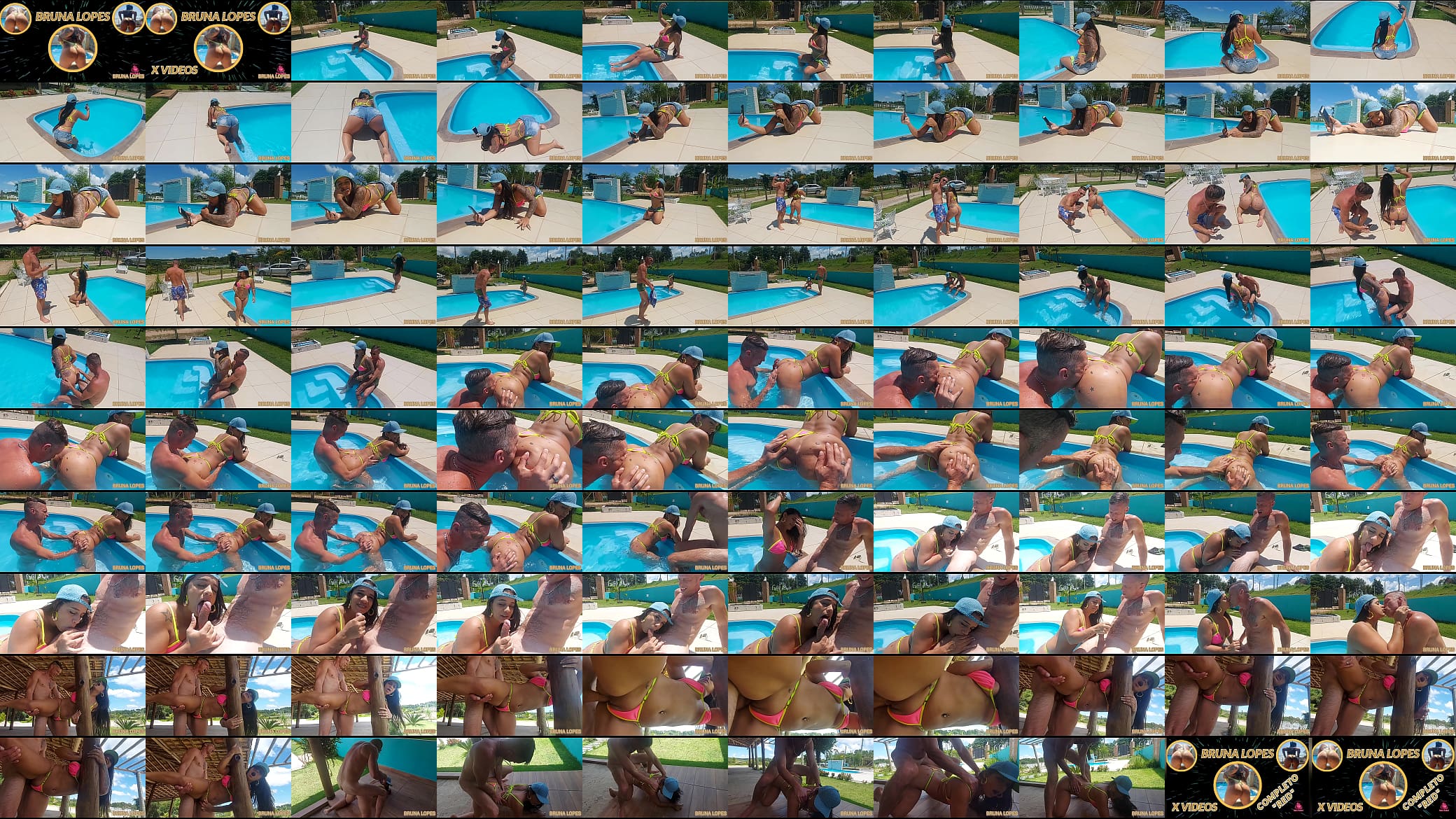 SEXO,SOL E PISCINA MUITA SACANAGEM E PUTARIA COM A BRUNA LOPES NA PISCINA...... Vagninho 预览图