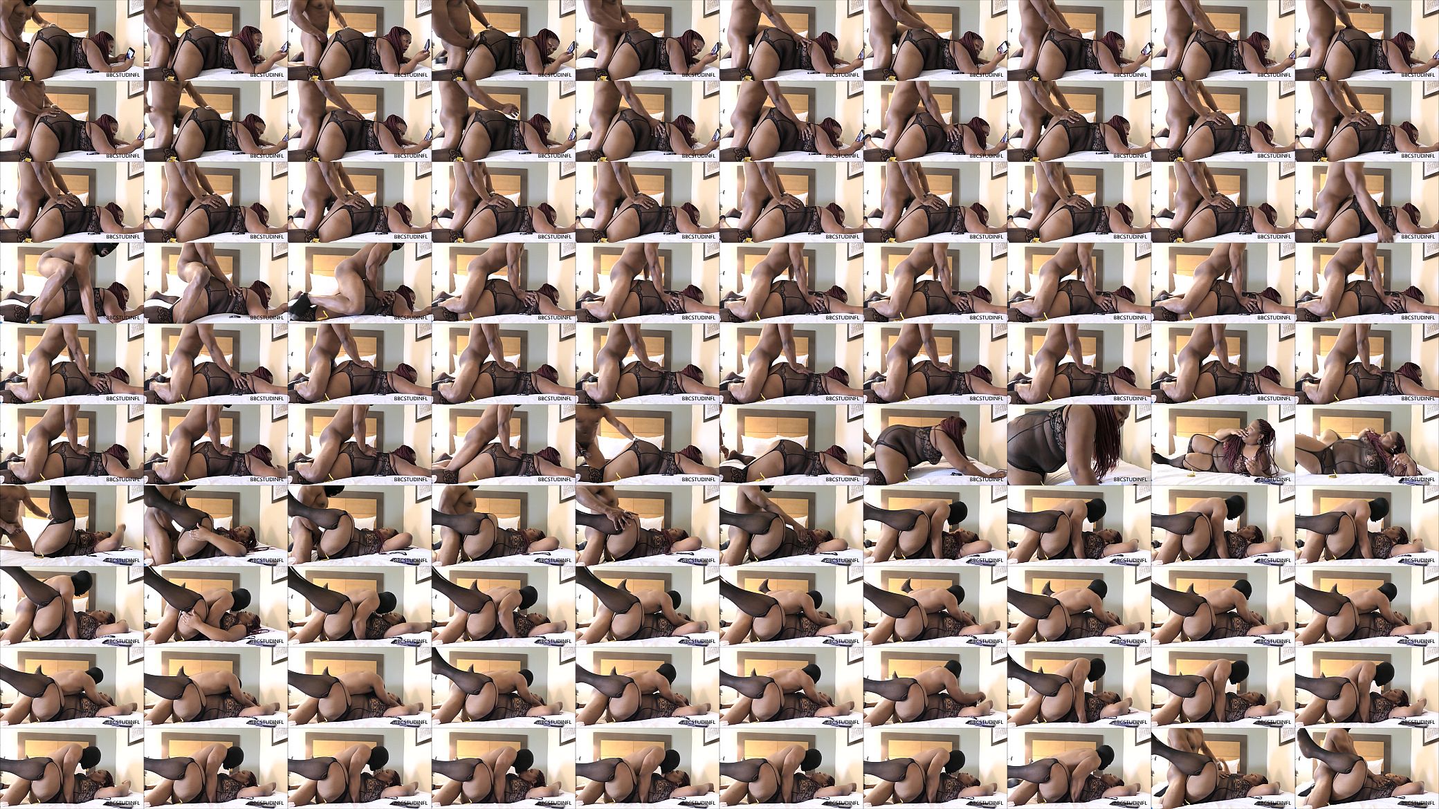 Sexy Black BBW Loves To Fuck BBC Stud 预览图
