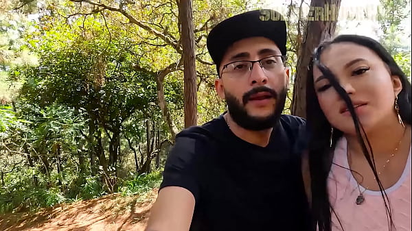 She wants to go out to the mountains to do cardio but I have other plans and the slut agrees to ride my cock outdoors