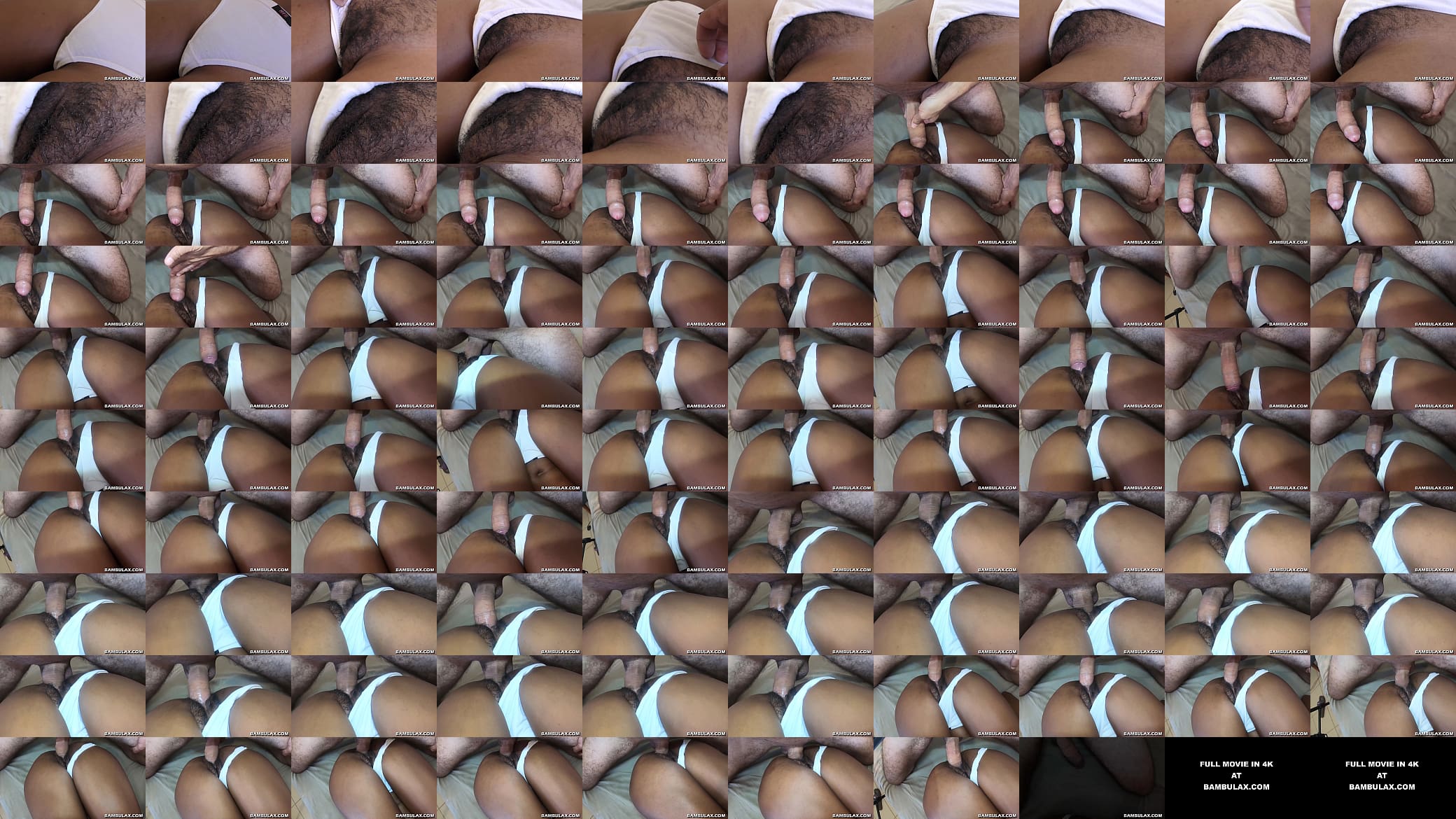 Beautiful hairy black cunt filled up with hot cream 预览图