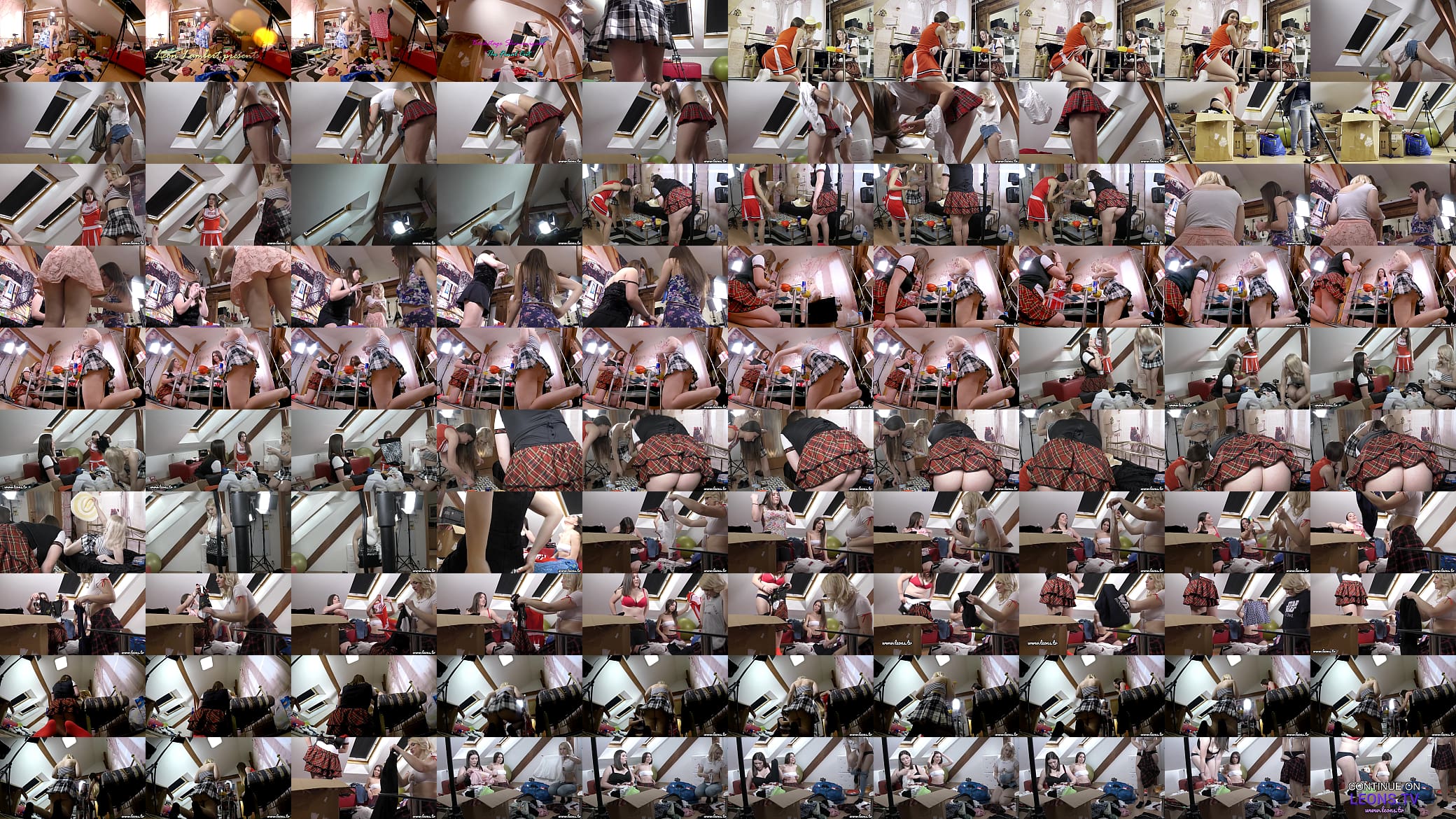 Hot Girls throw a House Party to make a Try on Haul with Panties and No Panties 预览图