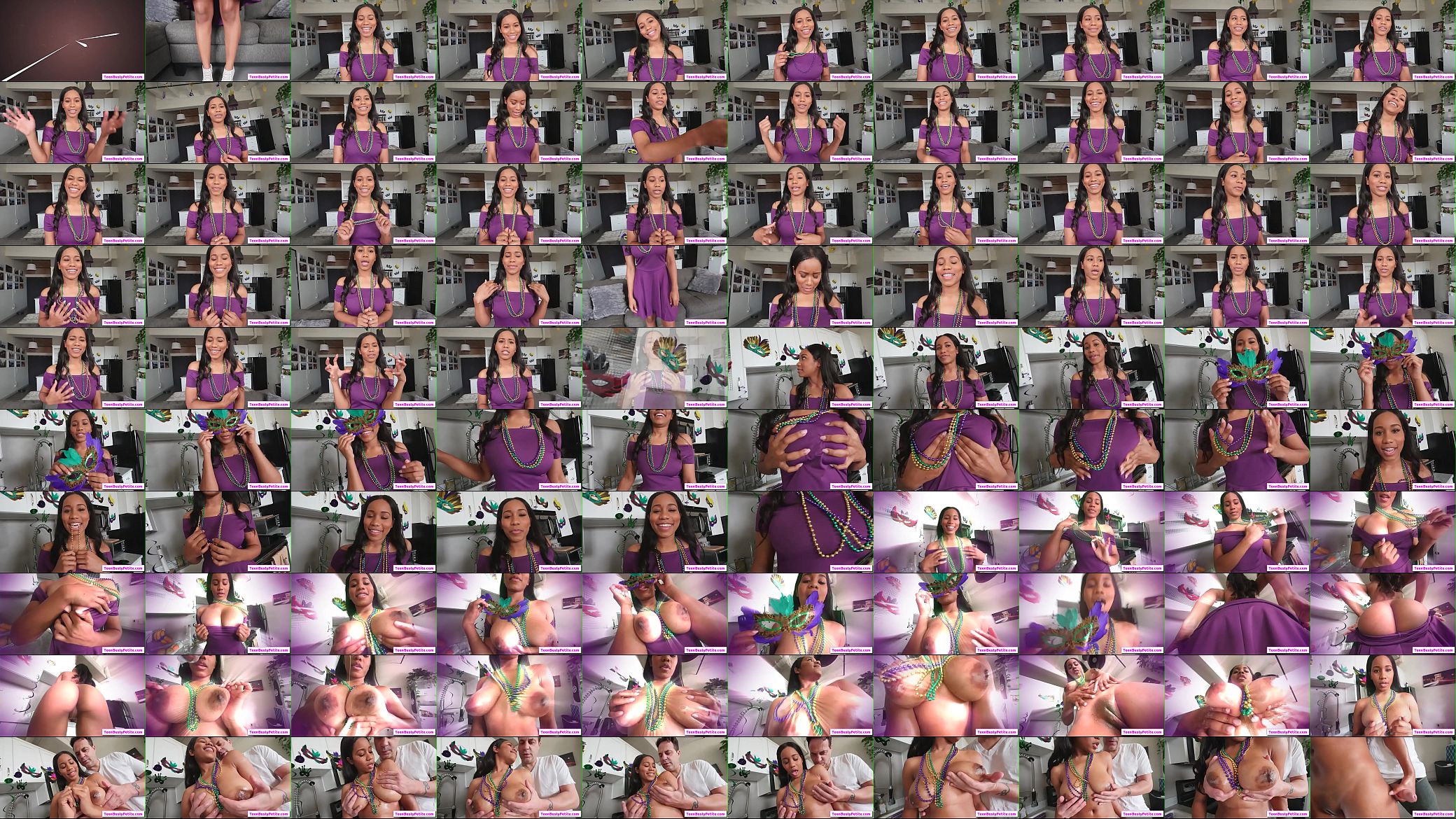 Busty Petite - Mardi Gras Madness with Jenna Foxx free clip-01 预览图