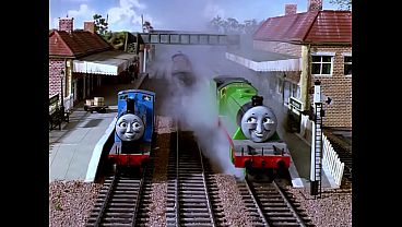 Middle-aged locomotive gets stuck with a "WHISTLE" (you messed up man lol)
