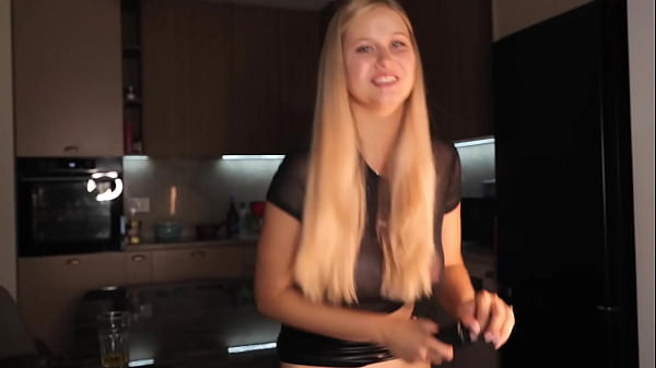 The blonde found her old clothes and a vibrator and showed it all on camera in action