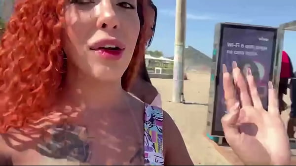 2 trans saw me on the beach and I pushed the pole
