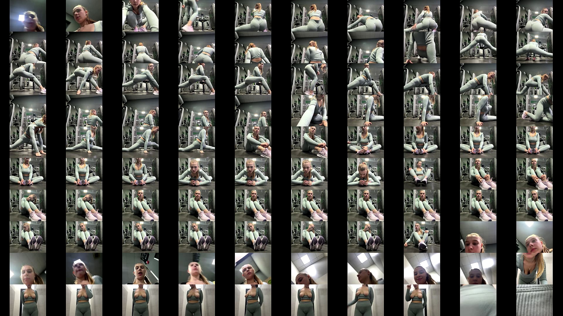 Public fucking and training in the gym 预览图