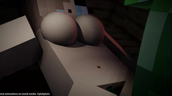 Dinosaurgirl - Minecraft Porn Animation Anime girl and Creeper