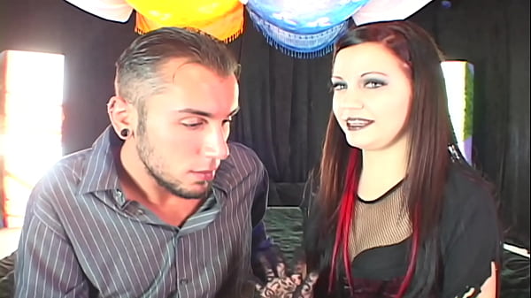 Hallows Moans - Petite Goth Beauty Gets Fucked & Facialled