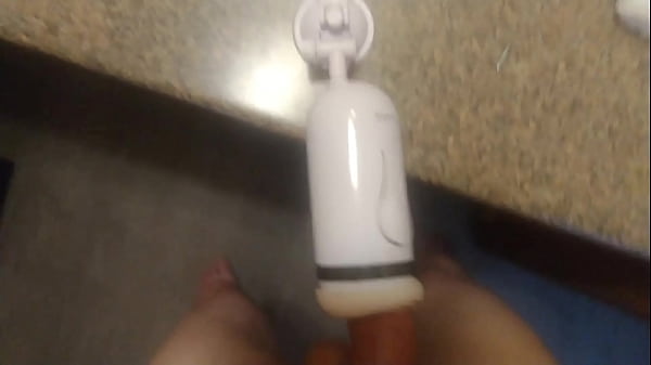 Download Video - Dan pounds his hands free toy hard