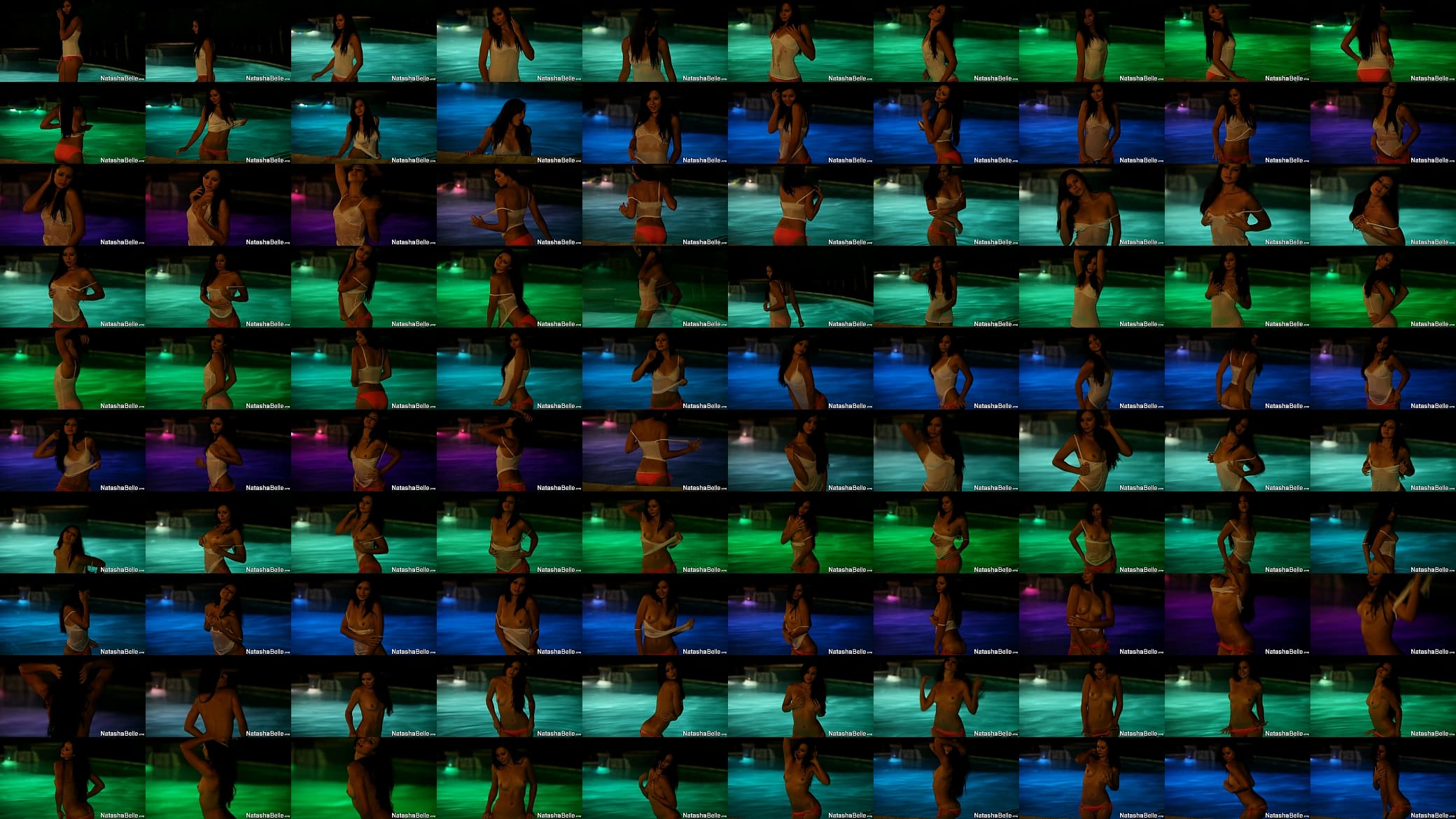 Natasha Belle - Colorful Night at the Pool 预览图