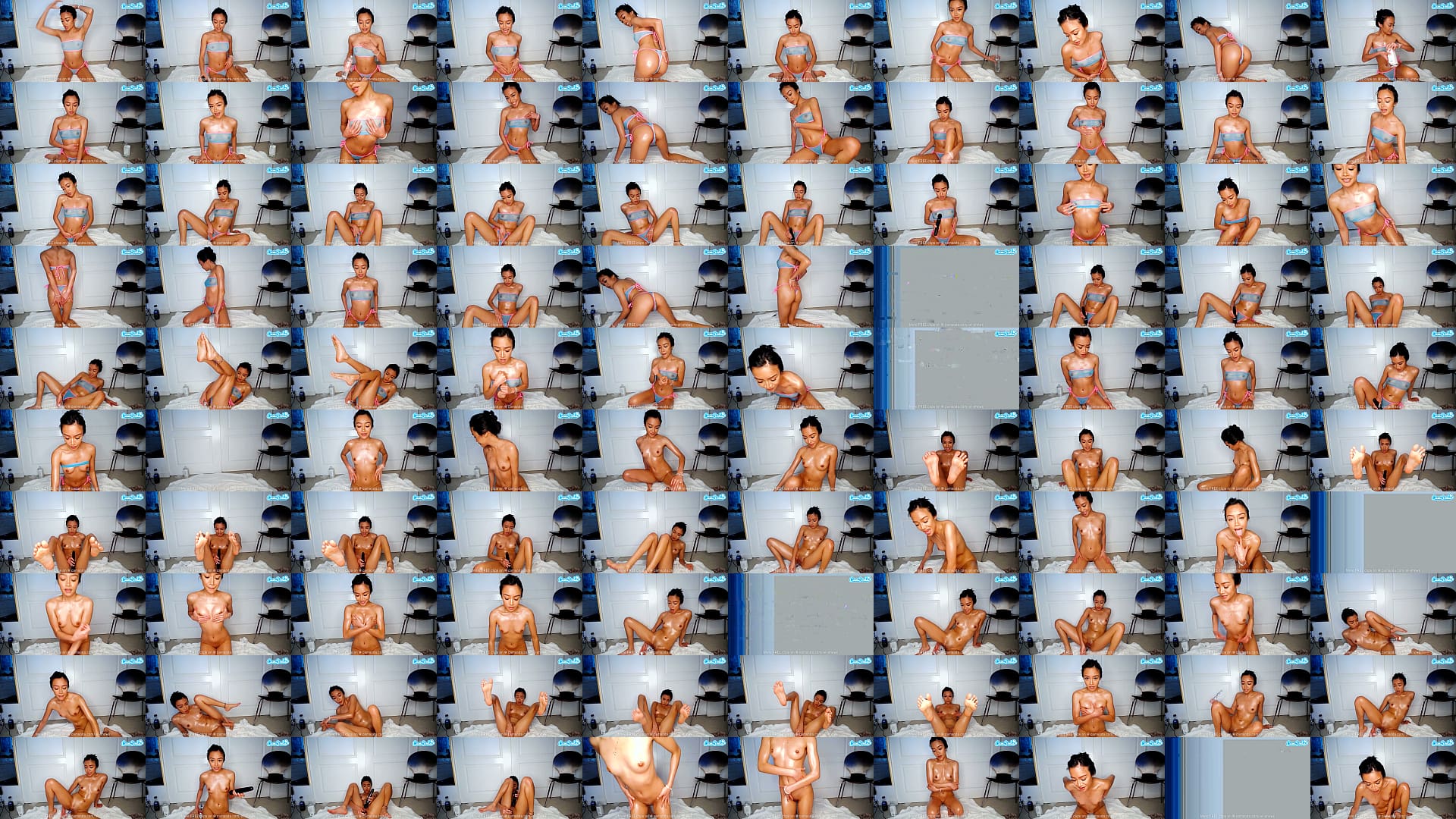 Camsoda - Petite Asian Teen Oils Up And Masturbates 预览图