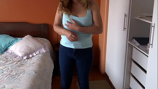 Stepson has premature ejaculation, he cums as soon as he sees me masturbating