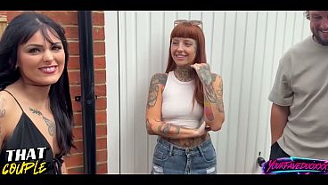 REAL COUPLE SWAP WITH HUGE DOUBLE FACIAL ENDING!