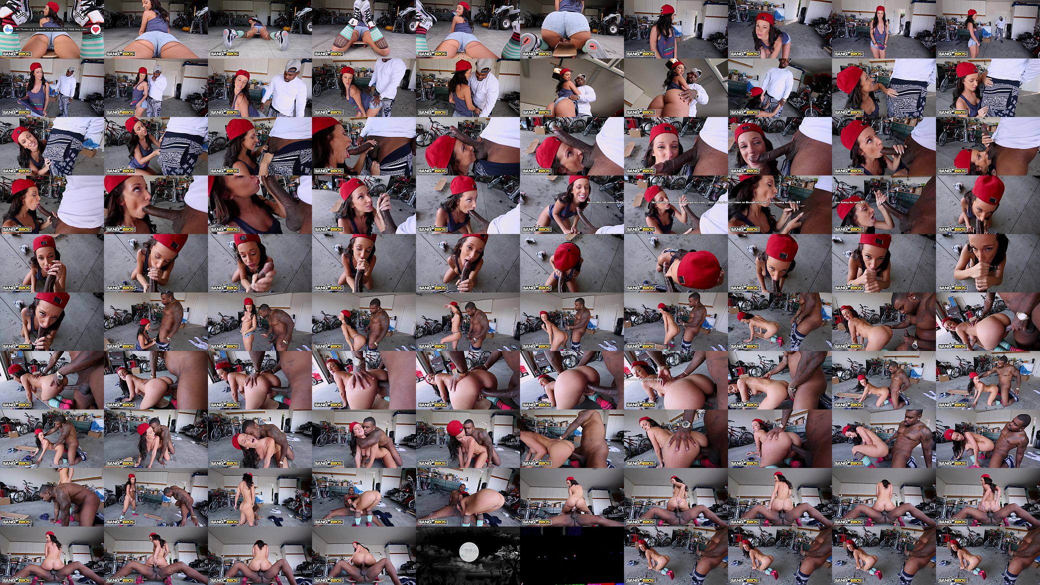 BANGBROS - Gorgeous Skater Chick Jada Stevens Taking Big Black Cock 预览图