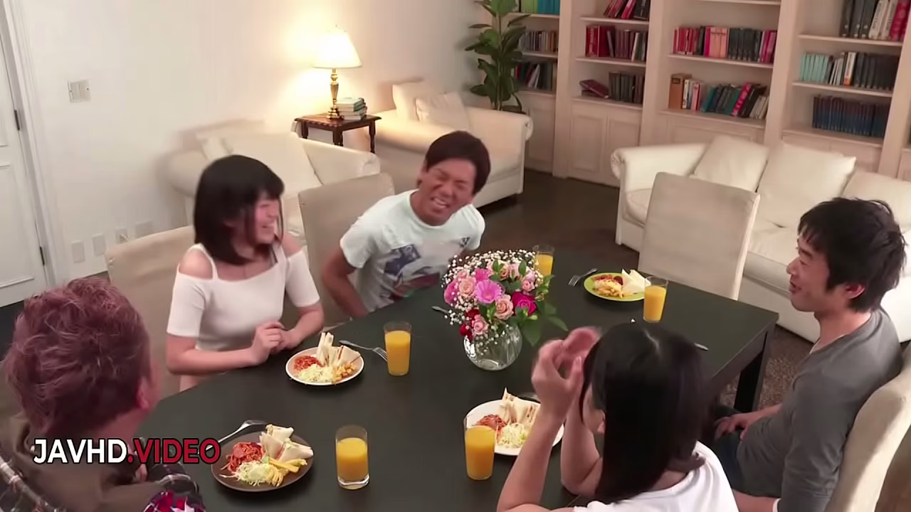 Group Sex session starts hot as Japanese teens enjoy Creampie together kinky ways Teen