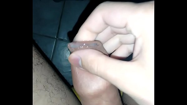 Masturbation with foreskin