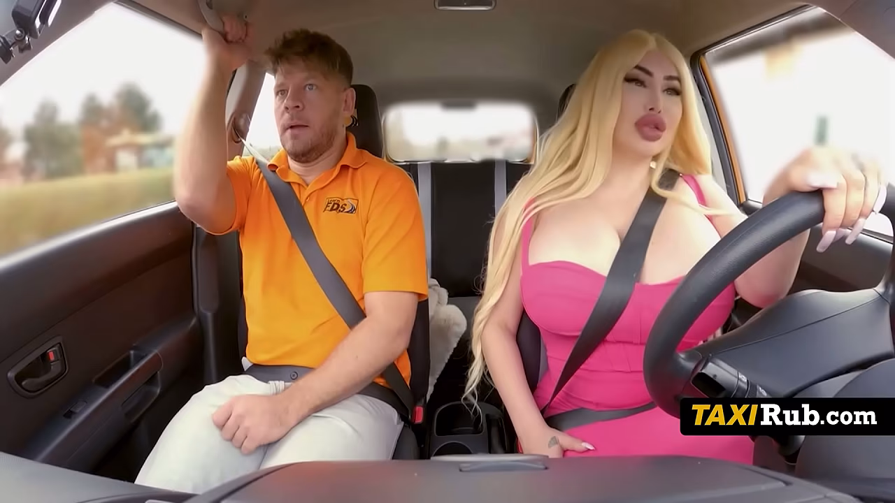Rubia tetona intercambia favores por el examen de conducir
                    pussy blonde outdoor riding busty huge tits public fakeboobs reality bbw euro big tits massive instructor bimbo driving ind car sex road head muchos negros