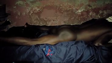 African Black Guy Going hungry with his Bed