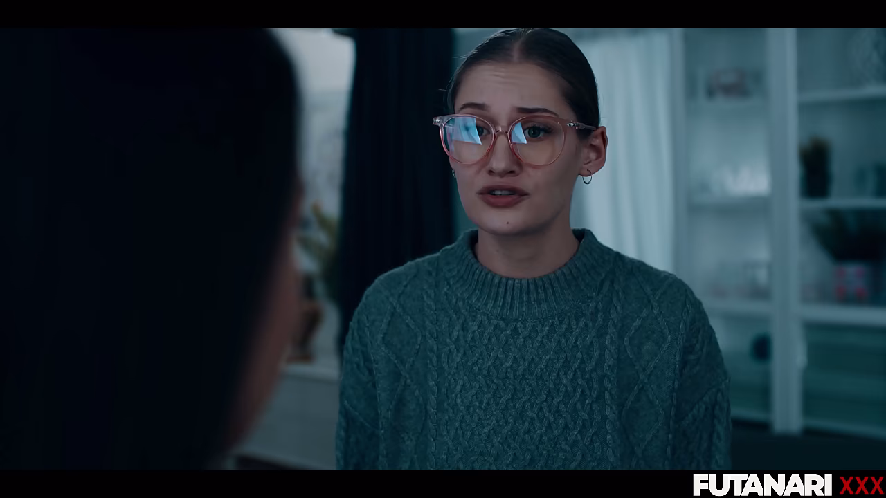 Futa Lesbian Stepsisters - Tgirl Shemale Fucks &amp_ Creampies Nerdy Blonde Girl