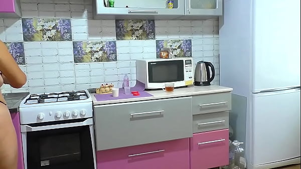 Download Video - step Mom made coffee and a gentle blowjob to her stepson&period; Anal