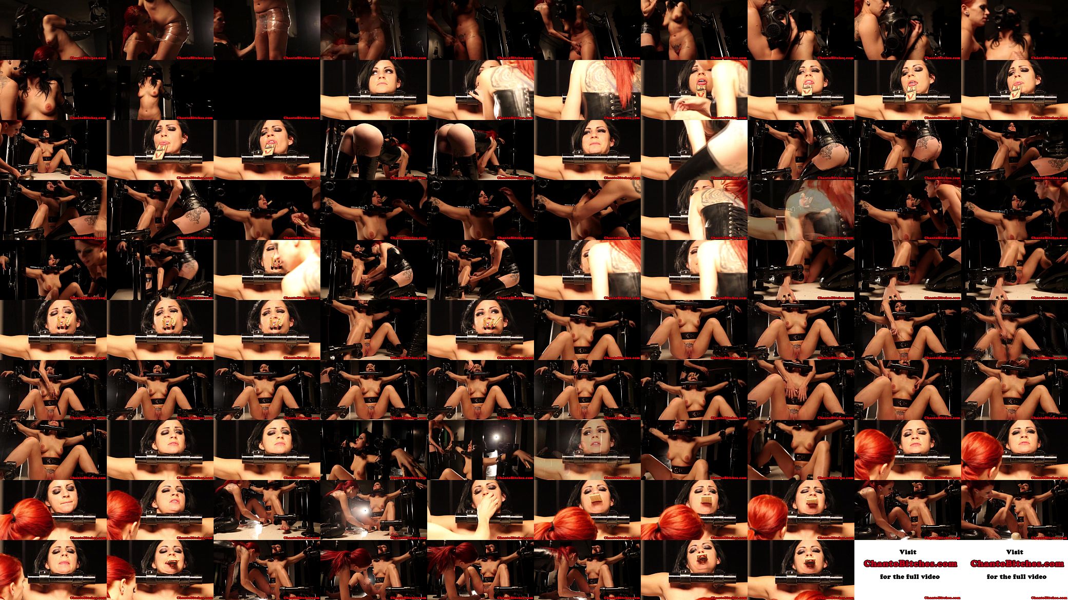 Femdom domina puts sub in spreader bars 预览图