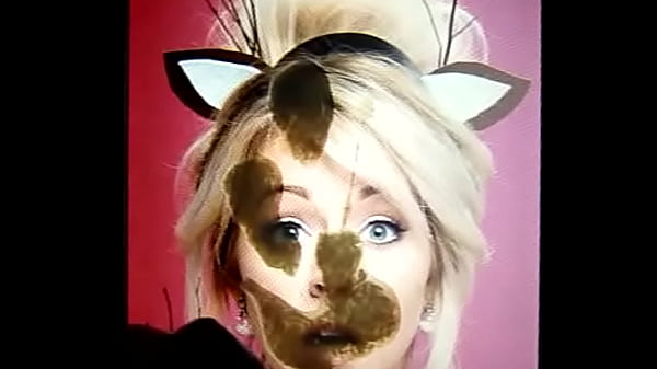 Lindsey Stirling covered in milk