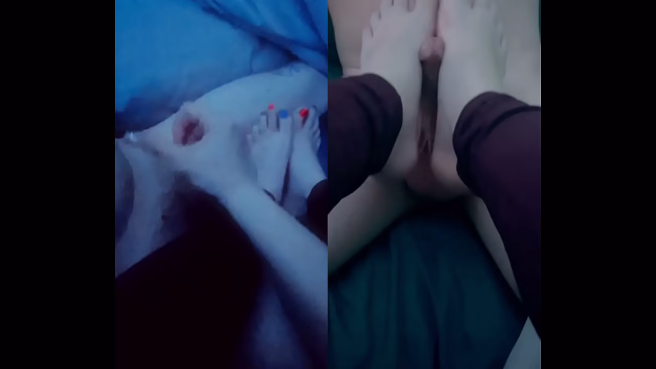 Barefoot Goddess - Step Mother strokes with her soft hands and tiny feet - multi screen