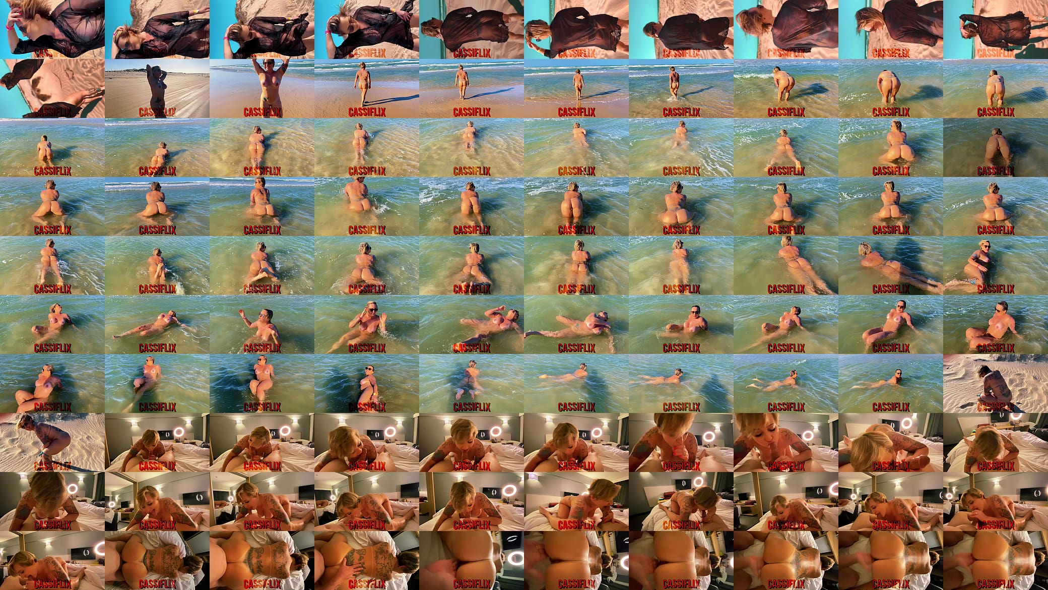 Estava me exibindo na praia para o boy, ele ficou louco e veio meter de quatro. 预览图