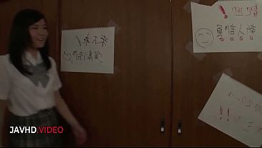 早苗秋野＆楓青島との日本人スリーサム・クリームパイ