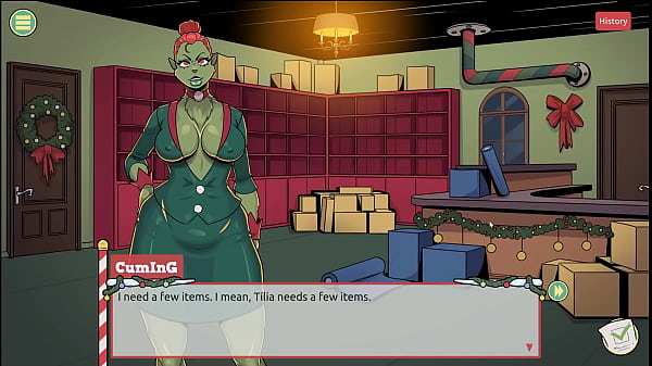 Download Video - Claus' Secret Surprise &lbrack; XMAS HENTAI Game &rsqb; Ep&period;4 the boss has a not so small cock after all &excl;