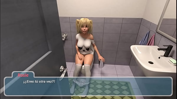 1- accidentally enters the BATHROOM | Happy Summer Rose | gameplay | Visual Novel in Spanish