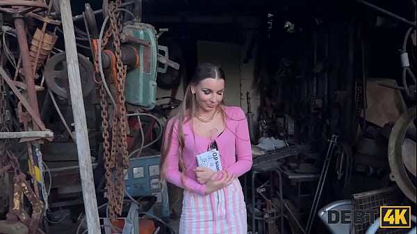 DEBT4k. Debt collector got so horny when he saw hot debtor’s sex toys collection