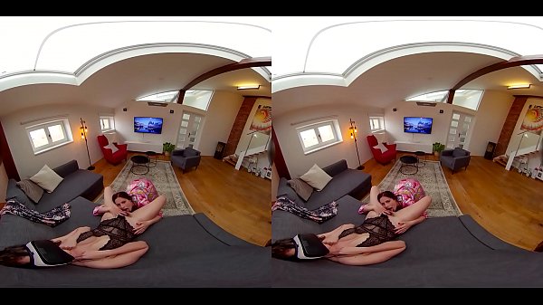 Czech VR 353 - Two Sluts Licking it Away Before Taking Your Cock