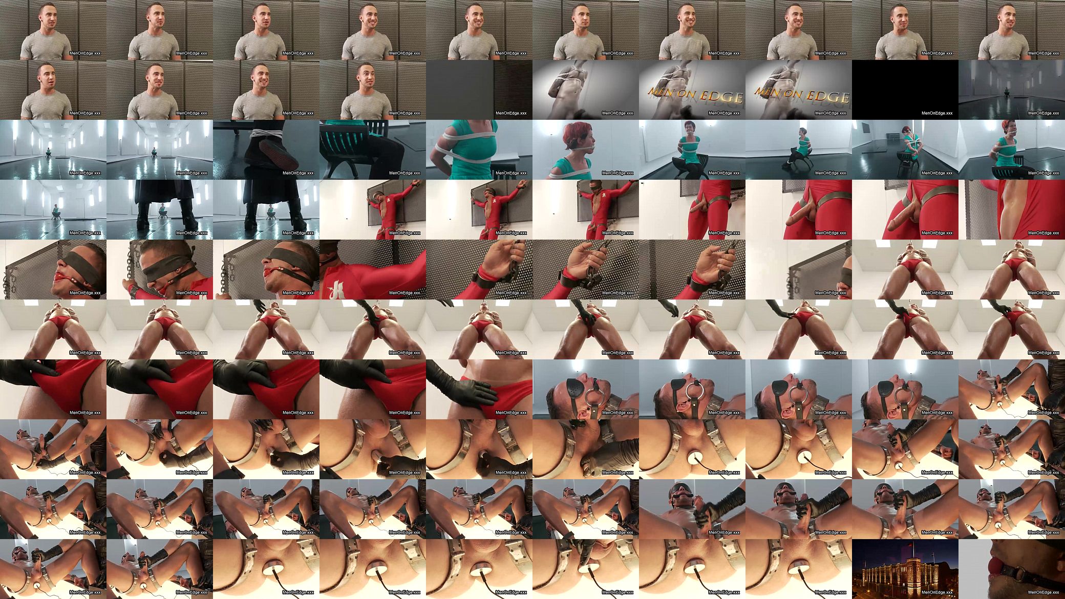 Bound gay gets his ass wired pluged 预览图