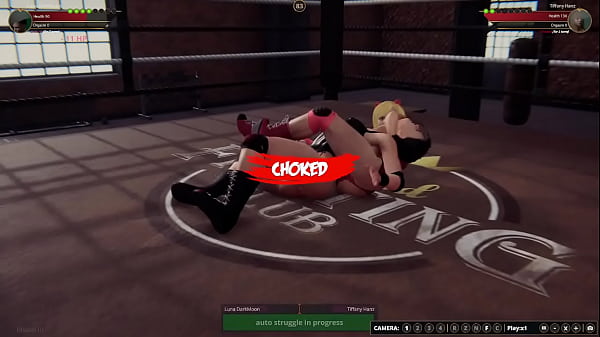 Luna DarkMoon VS Tiffany Hanz (Naked Fighter 3D)