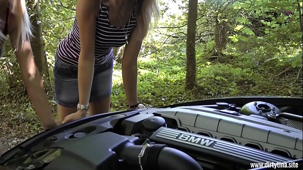 Two milf pussies want to be fucked outdoor
