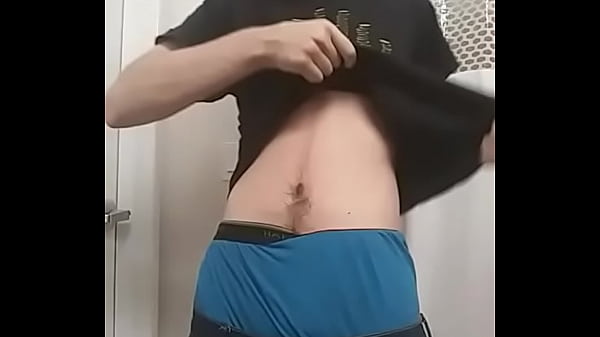 Jerking it in the bathroom