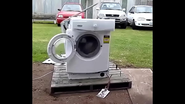 my washing machine goes crazy and I fuck it