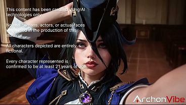 Clorinde lost her first court battle, so she's paying for it with her wet pussy [AI]