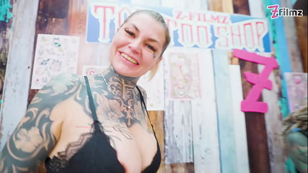  Big Dicks With Couple Inked Foursome Merry Gets Tatted
